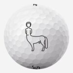 Golfbolde med kentaur