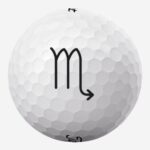 Golfbolde med stjernetegn - skorpionen