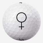 Golfbolde med Venussymbolet