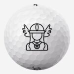 Golfbolde med Vikingekvinde