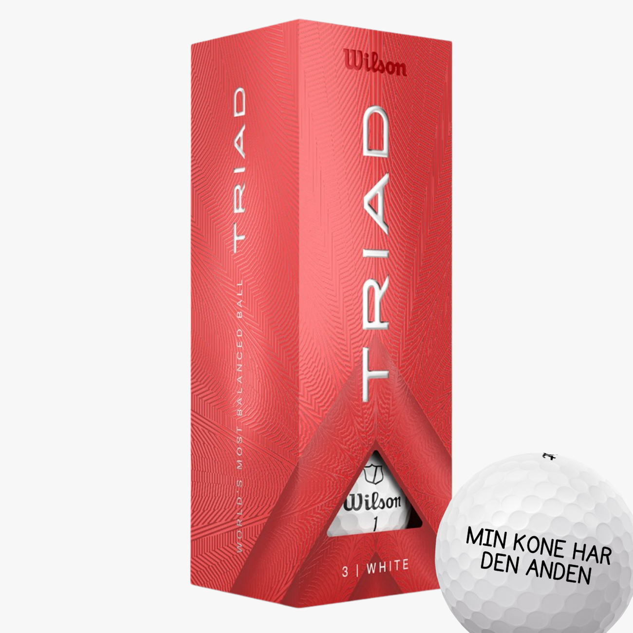 Wilson Staff Triad Golfbolde Med Tekst – Design Selv