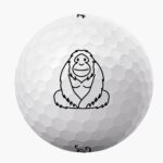 Golfbolde med abe