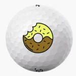 Golfbolde med gul doughnut