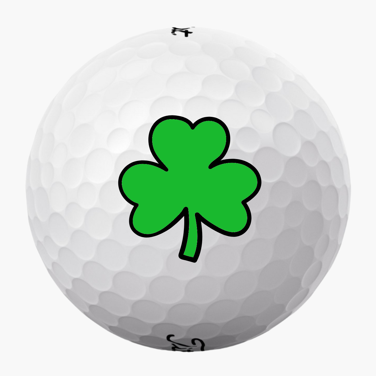 golfbolde med trekløver Golfbolde med trekløver - Billede 1