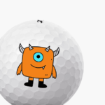 Golfbolde med tegninger
