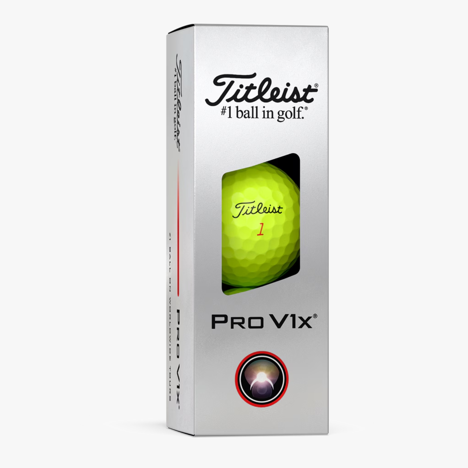 Titleist Pro V1X Gule Golfbolde Med Tekst - Design Selv