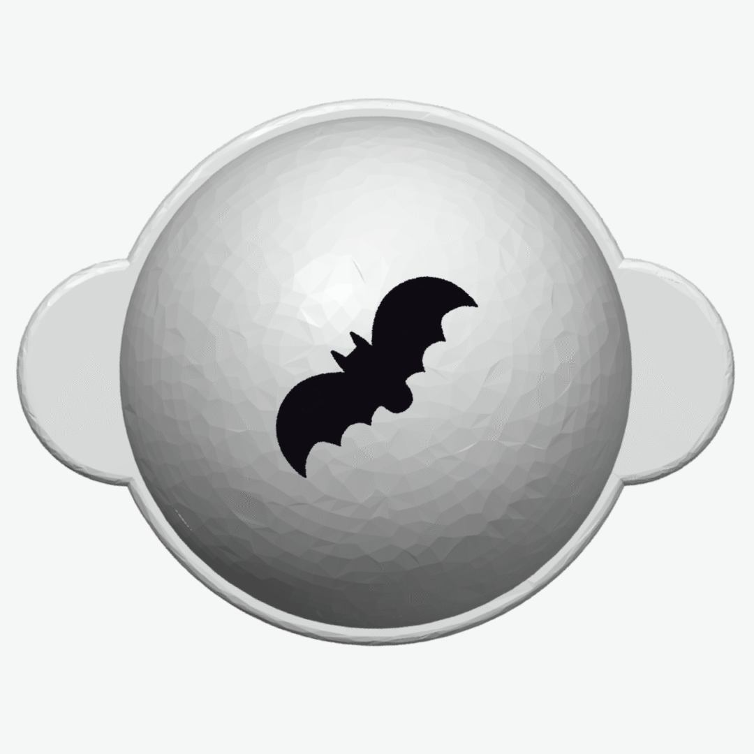 Markeringsredskab til golfbolde - Flagermus