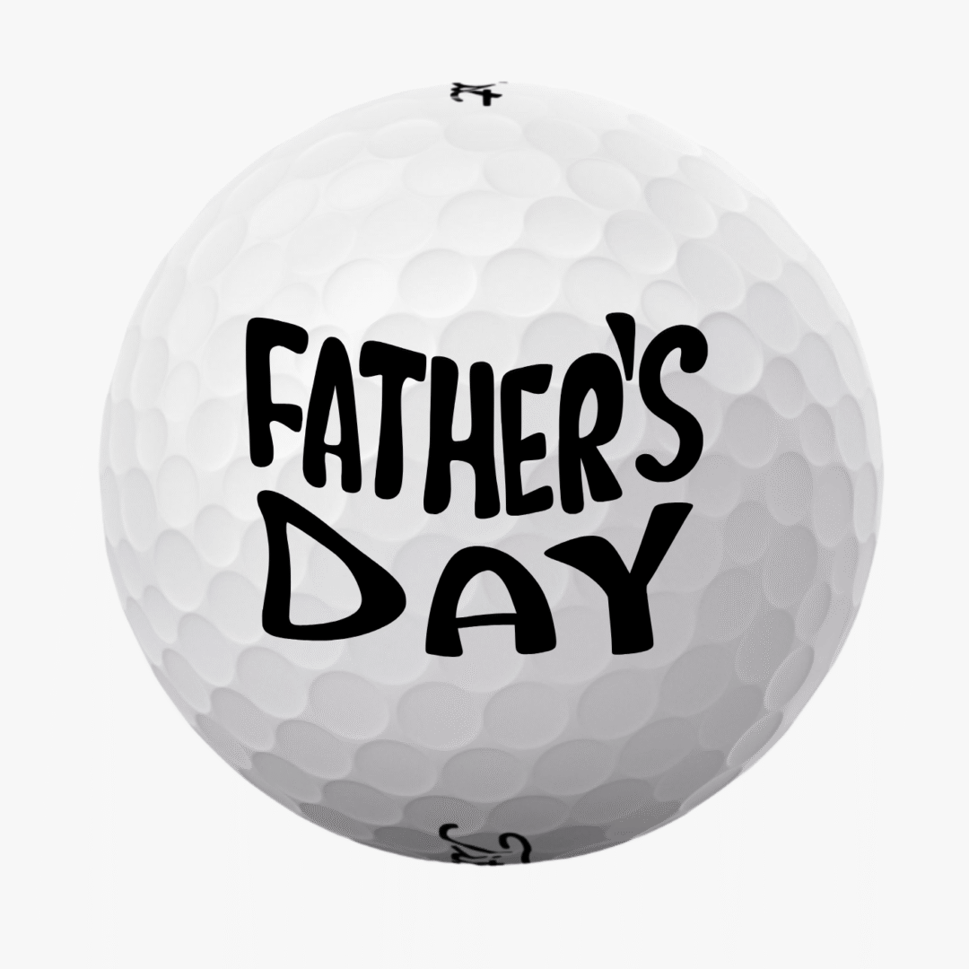 Golfbolde med Father's Day