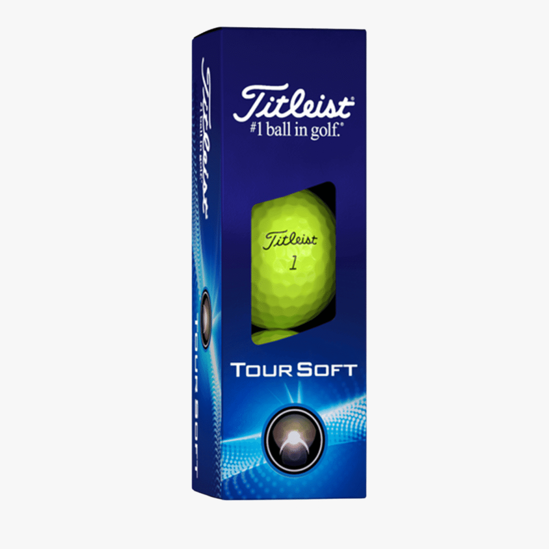 Titleist Tour Soft Grønne Golfbolde Med Tekst