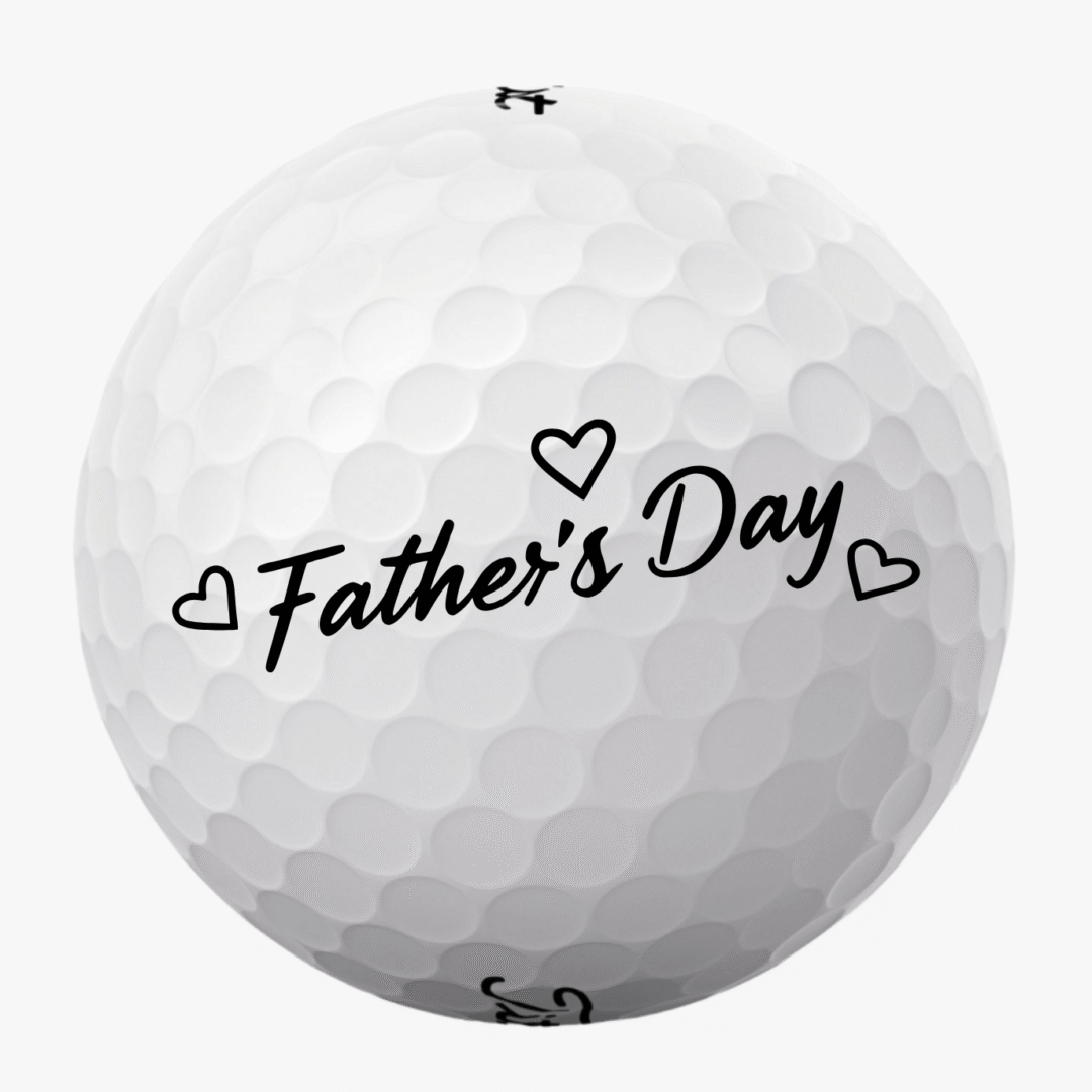 Golfbolde med Father's Day