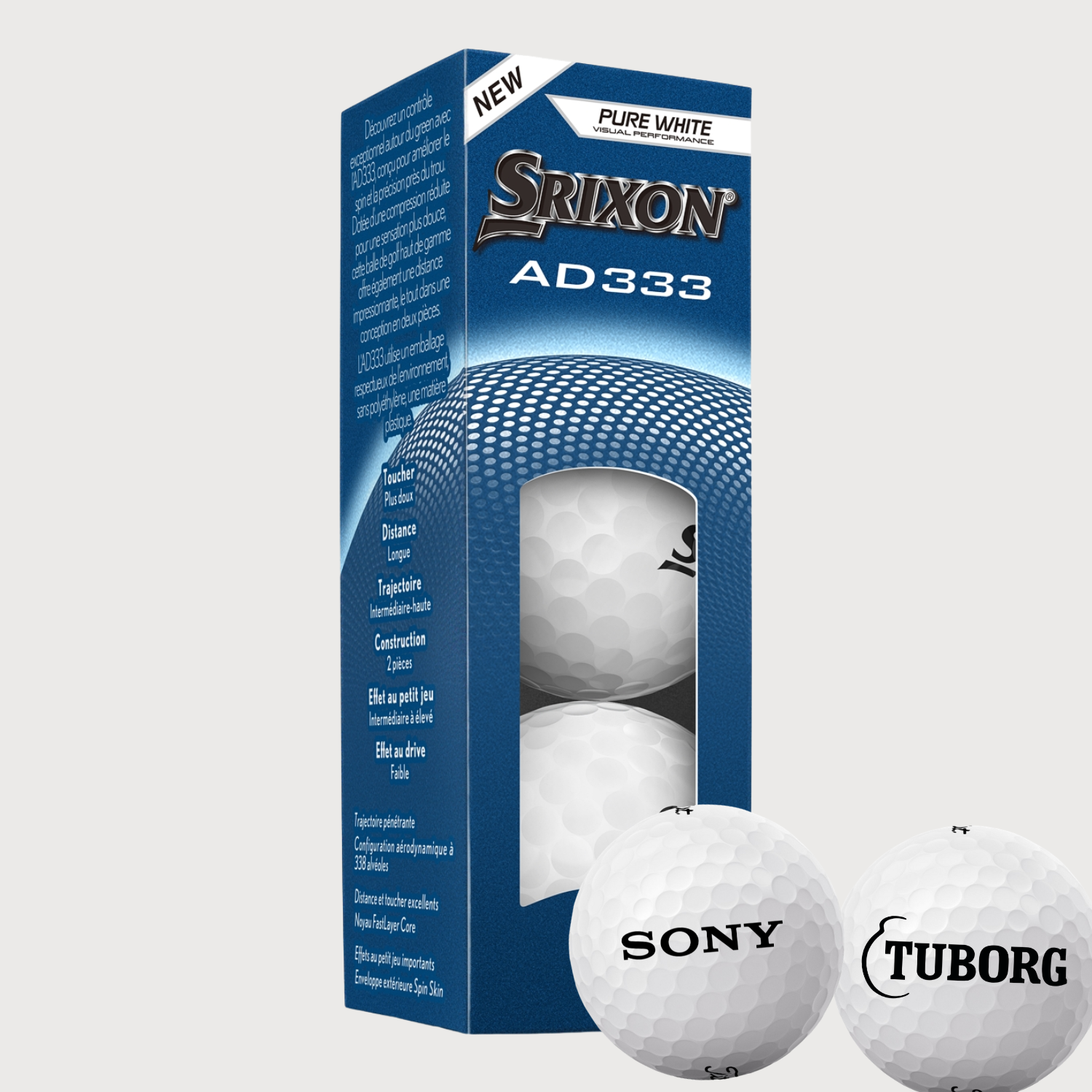 Golfbolde med Express Logo - Srixon AD333 Golfbolde med Express Logo - Srixon AD333 - Billede 1