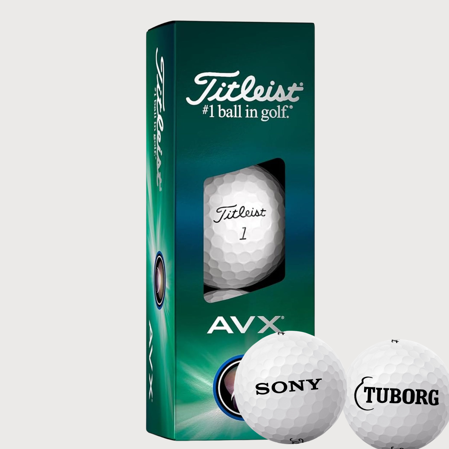 Golfbolde med Express Logo - Titleist AVX Golfbolde med Express Logo - Titleist AVX - Billede 1