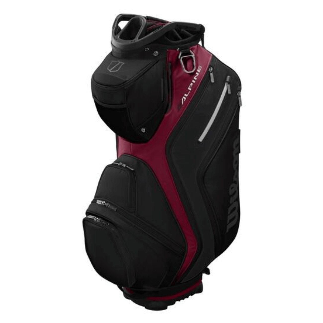 Golfudstyr-18-1 Wilson Alpine Cart Golfbag - Sort/rød - Billede 1