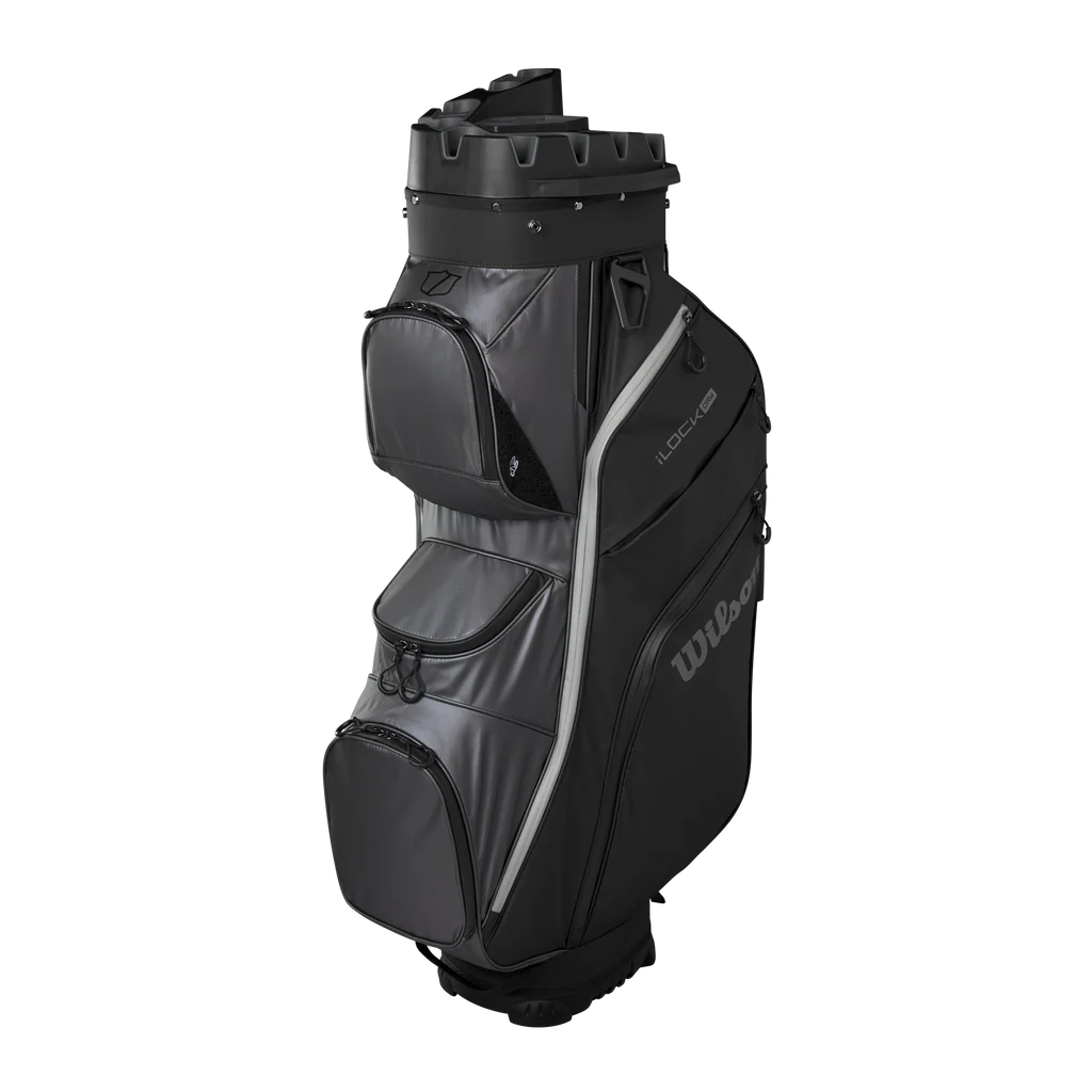 Wilson I-LOCK Dry Cart Golfbag - Sort / Grå