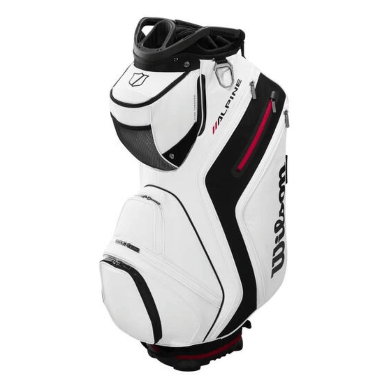 Wilson-Alpine-Cart-Golfbag-HvidSort Wilson Alpine Cart Golfbag - Hvid/Sort - Billede 1
