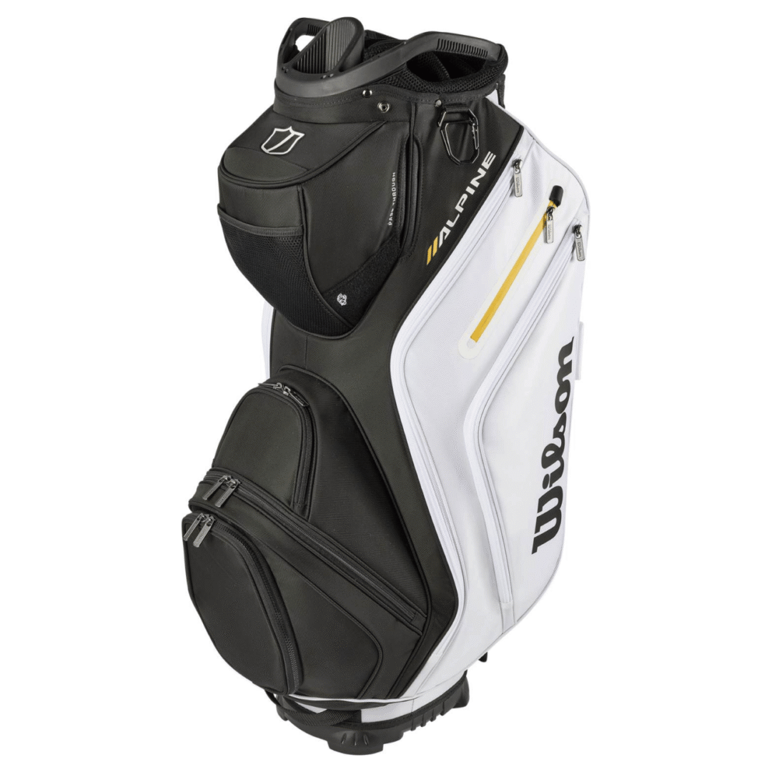 Wilson Alpine Cart Golfbag - Sort/Hvid/Orange