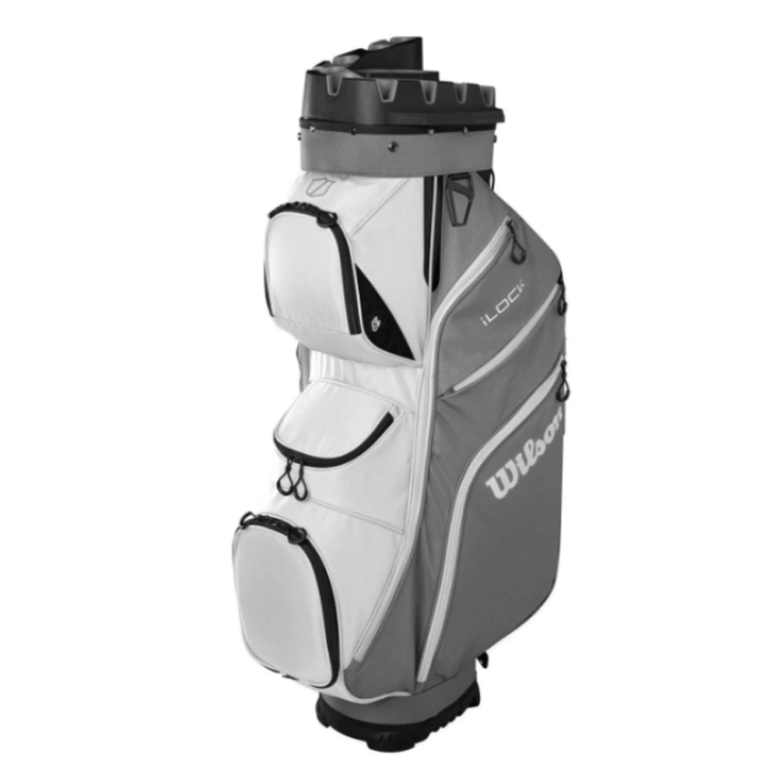 Wilson I-Lock Cart Golfbag - Grå/Hvid/Sort