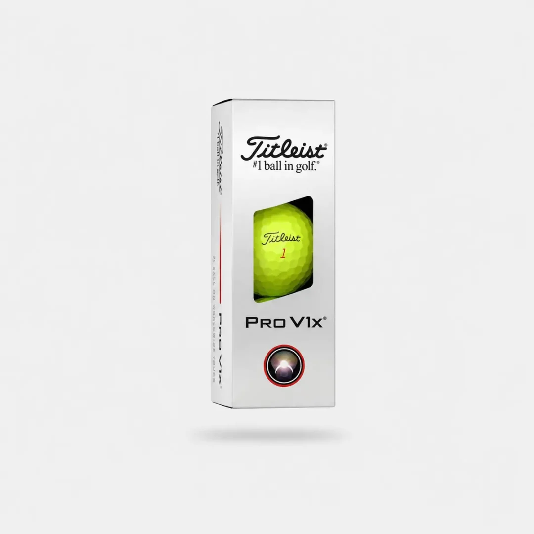 Titleist Pro V1x Gule – 3 golfbolde