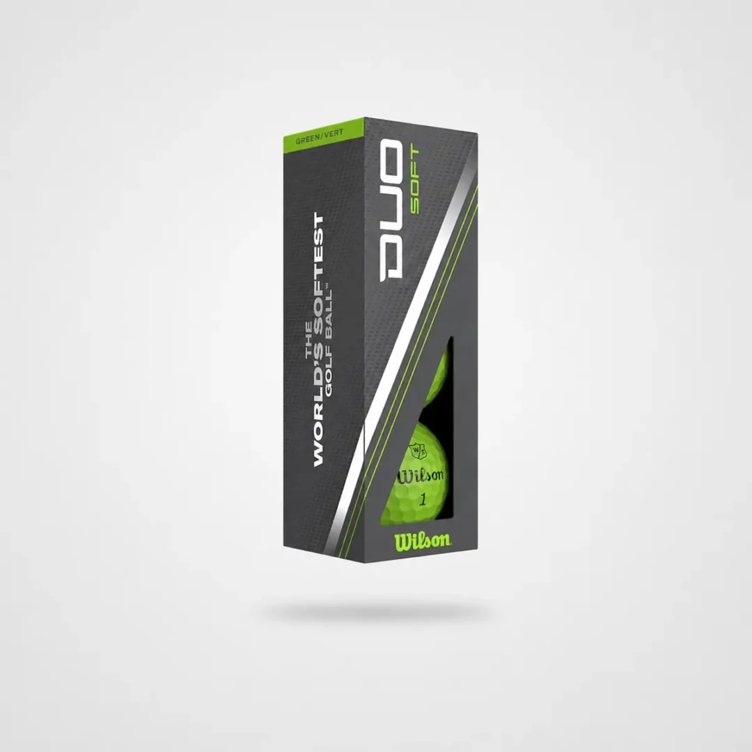 Wilson Duo Soft Grønne – 3 golfbolde
