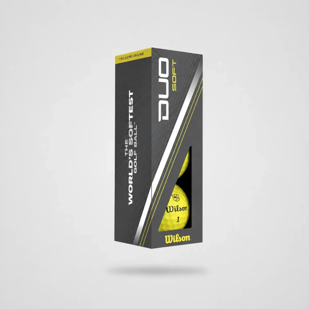 Wilson Duo Soft Gule – 3 golfbolde